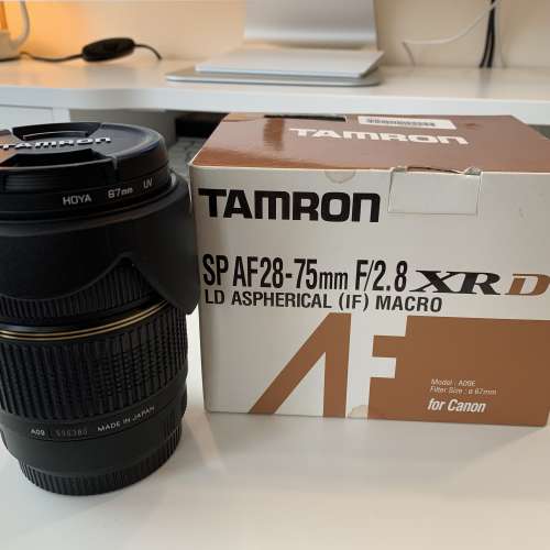Tamron AF28-75mm IF f/2.8 Di XR (A09) 跟 Hoya UV filter + 遮光罩 【有盒】