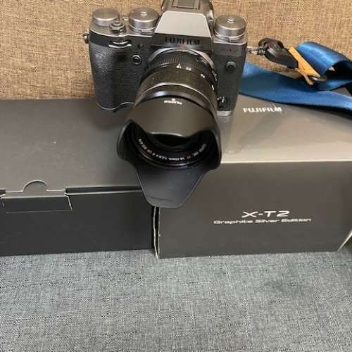 Fujifilm X-T2 XT2 Graphite Silver Edition w/ XF18mm-55mm F2.8-F4 R LM OIS Lens