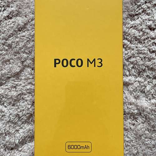 只開盒 POCO M3 4GB + 128GB power black 黑色 全套 有單 有盒