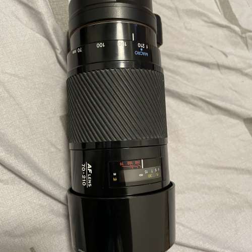 Sony LA-EA4 連 minolta 70-210 F4