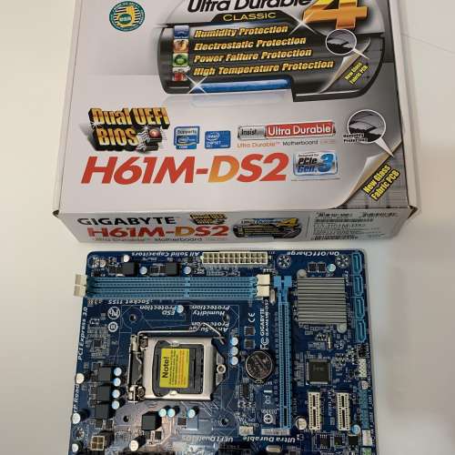 GIGABYTE H61M-DS2 H61 DDR3 LGA1155 MATX MB