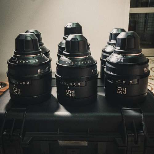 Sony Cinealta SCL-PK6 電影鏡頭 PL mount (20mm/25mm/35mm/50mm/85mm/135mm T2)