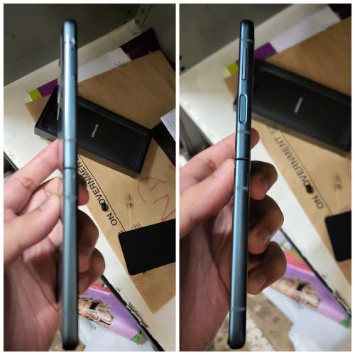 z flip 3 綠色 + 原裝保護套+副廠保護套