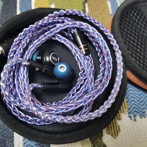 粗芯7N單晶銅鍍銀合拼升級線耳機線 jh audio Shure SENNHEISER fender campfire we...