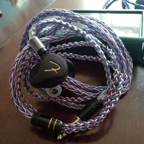 粗芯7N單晶銅鍍銀合拼升級線耳機線 jh audio Shure SENNHEISER fender campfire we...