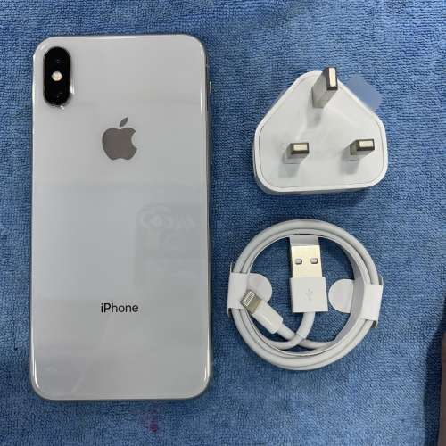 99%New iPhone X 256GB 白色 香港行貨 有配件 電池效能100% 首選超值！