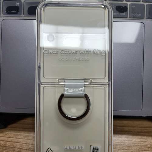 賣 全新 Samsung Galaxy z Flip 3 flip3 透明殼 Clear cover with ring