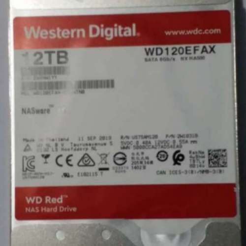 讓: WD Red NAS 12TB HDD