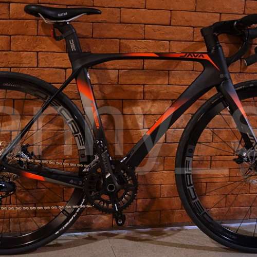 JAVA FEROCE 2 J-F2 碟剎 鋁刀 22速 全Carbon碳纖 輕量破風公路單車 UCI認證 Racin...