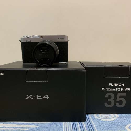 Fujifilm X-E4銀色行貨99%新連鏡頭
