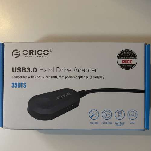 ORICO 3.5吋 硬碟轉接器 USB 3.0