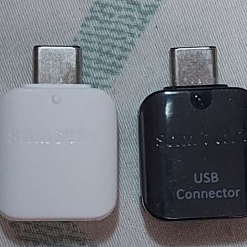 原廠OTG適配器USB Connector white and black total 2pcs