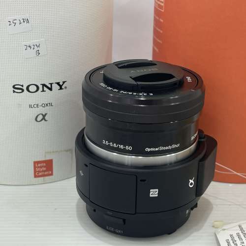 SONY ILCE-QX1L  附有16-50mm lens e-mount 黒色 全新品 QX1L