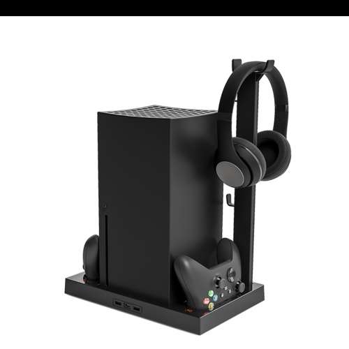出售IPLAY Xbox Series X 底座風扇散熱底座支架手柄電池座充 耳機掛鉤架 充電 連兩...