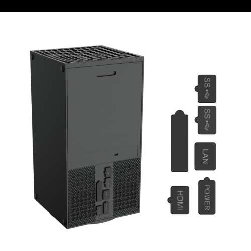 出售dobe xbox series x 防塵網 防塵塞 連防塵蓋同手柄架