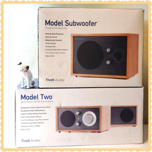 Tivoli Model Two (Radio & HiFi) 及Tivoli Model Subwoofer (不連圖中JVC / Victor...