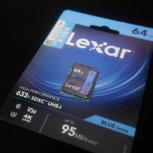 Lexar 64GB SD card (100% new）