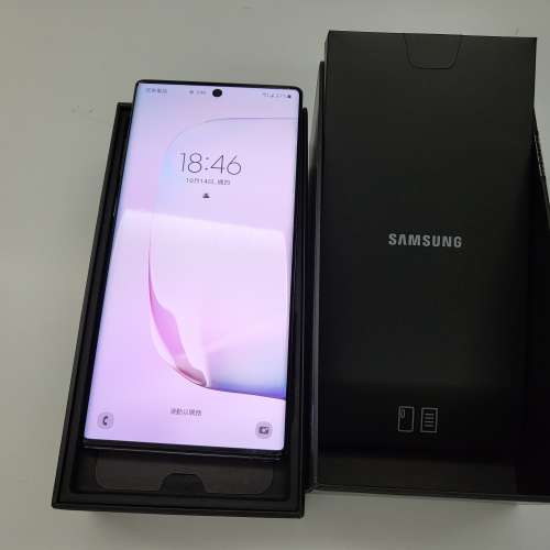 Samsung Note 10+ 12+256GB Black 行貨, 90%新