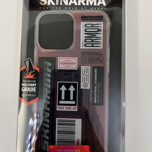 Skinarma iPhone 13 pro max 白色手機殼 只開盒試機