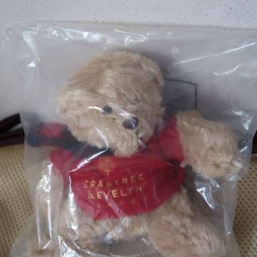 絕版收藏 正貨 全新 Crabtree and Evelyn Bear 小熊毛公仔 熊公仔 Teddy Bear