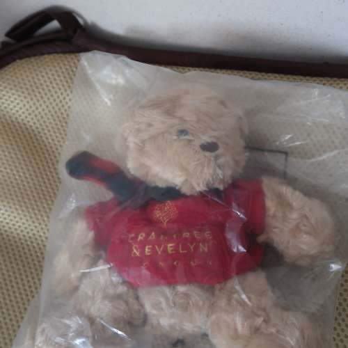 絕版收藏 正貨 全新 Crabtree and Evelyn Bear 小熊毛公仔 熊公仔 Teddy Bear