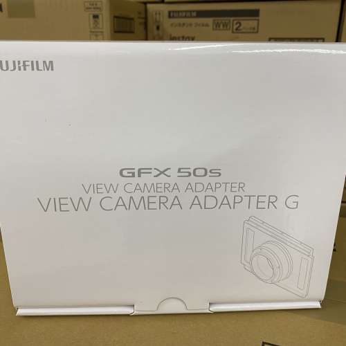Fujifilm GFX 50S view camera adapter G