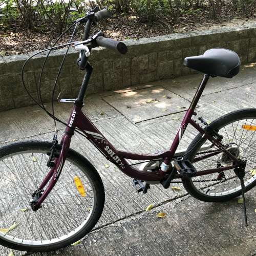 二手 SOLAR 160  24吋  6變速鐵架單車, 代步，送餐 單車 (寶林交收) HK$400.00