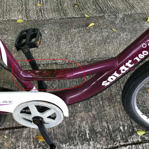 二手 SOLAR 160  24吋  6變速鐵架單車, 代步，送餐 單車 (寶林交收) HK$400.00