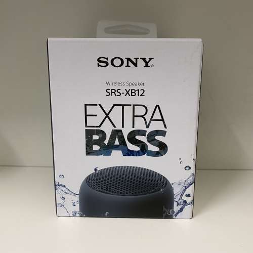 全新Sony SRS-XB12 Extra Bass Wireless Speaker