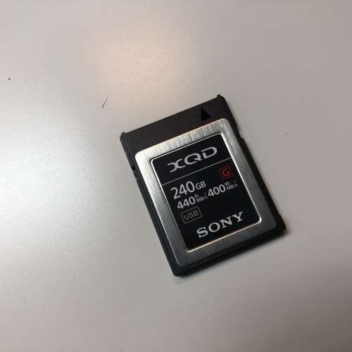 （超極新）Sony XQD G-Series 240GB (QD-G240F) [R:440 W:400]