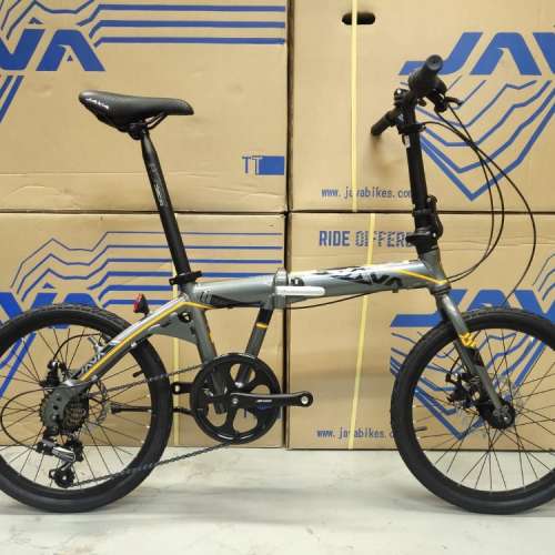 《免費送貨+送頭盔》JAVA TT-7S-451 - 7速 22吋(451) 摺疊單車＊鋁合金,油壓碟剎＊