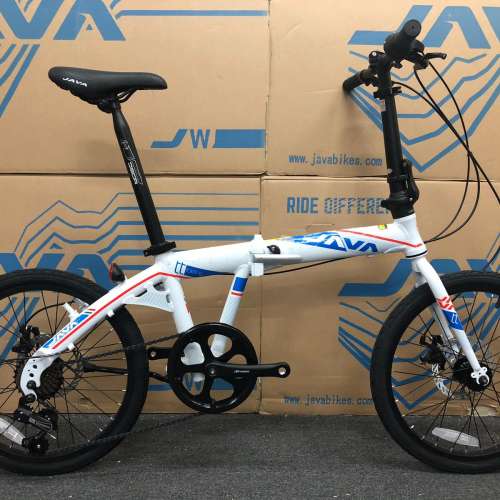 《免費送貨+送頭盔》JAVA TT-7S-451 - 7速 22吋(451) 摺疊單車＊鋁合金,油壓碟剎＊