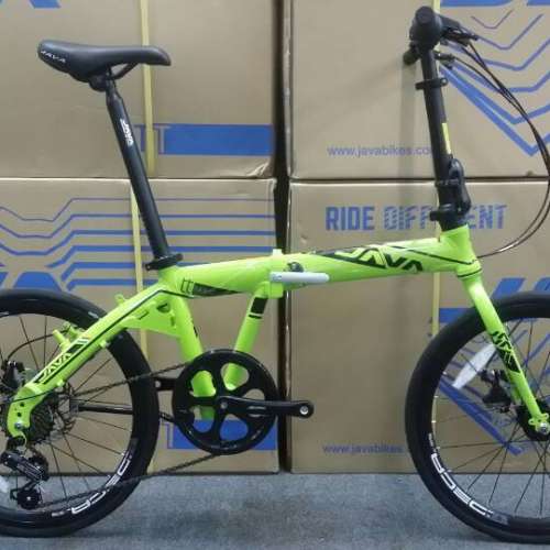 《免費送貨+送頭盔》JAVA TT-7S-451 - 7速 22吋(451) 摺疊單車＊鋁合金,油壓碟剎＊