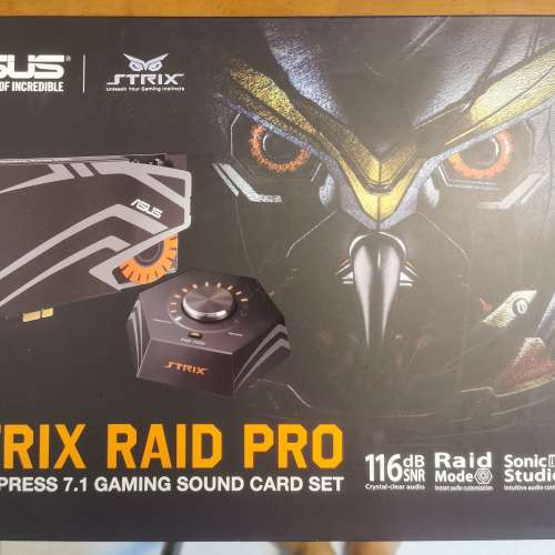 Asus Strix Raid Pro sound card