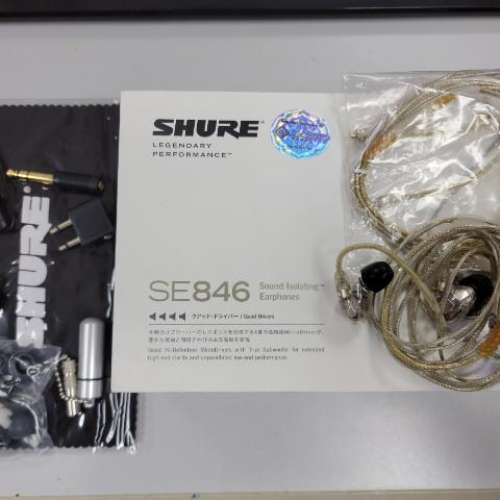 Shure SE846 9成新 送4.4MM 高級銀線 + Zorloo Stella USB-C 3.5mm DAC