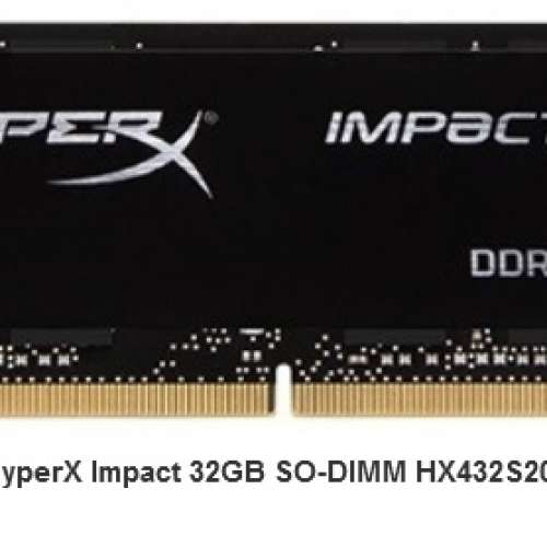 Kingston HyperX DDR4 3200 32G SODIMM Ram (32GBx2)