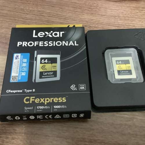 99%新 Lexar Professional CFexpress Type B Card 64GB