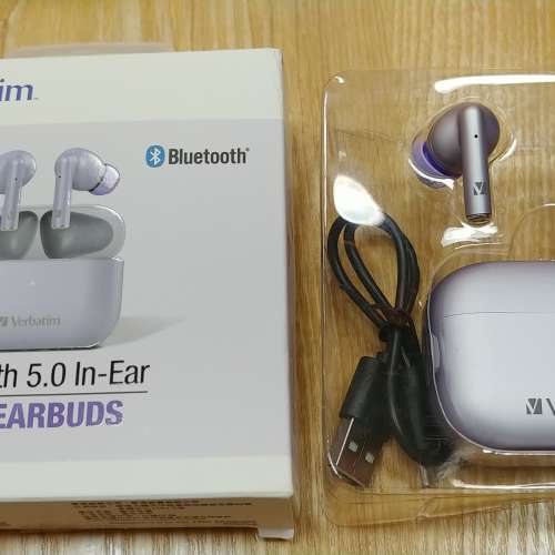 Verbatim TWS Earbuds 5.0 Bluetooth 藍牙無線耳機 有單保用一年