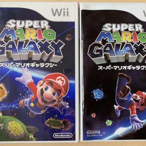 原裝日版Wii遊戲 - Super Mario Galaxy 1