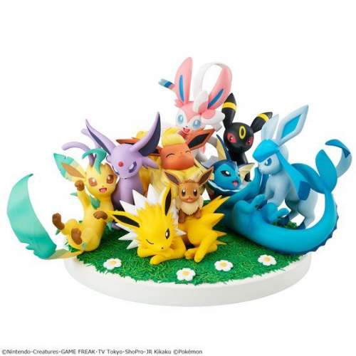 全新行版 Megahouse G.E.M.EX 伊貝家族特典版 寵物小精靈 比卡超 伊貝 Pokemon Pik...