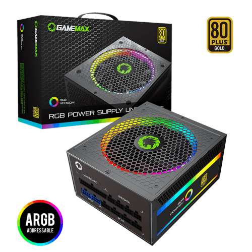 GAMEMAX RGB 850W Fully Modular 80+ Gold 金牌全模組火牛