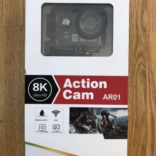 Yarber 8k 無線操作攝像頭-170 度廣角 action camera