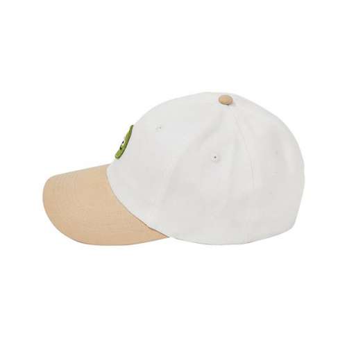 三眼仔 拼色Cap帽 （卡其色）