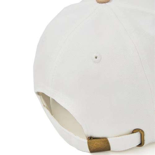 三眼仔 拼色Cap帽 （卡其色）