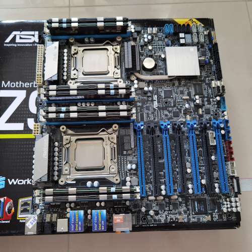 Asus Z9PE-D8 WS with E5-2658v2 x 2 & 64GB ram