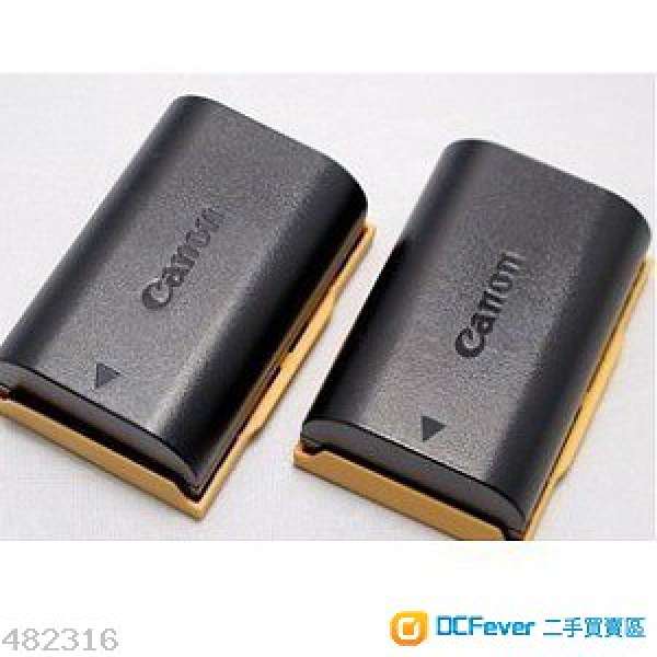 Canon LP-E6N / LP-E6 原廠電，共6粒，合 R6, EOS R, 5D4,5DSR,5D3,6D2,7D2,80D,70...