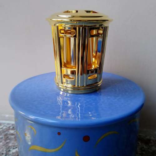 全新 法國Lampe Berger（金柏格）絕版香薰座/香薰台（連盒連油）（淺藍）