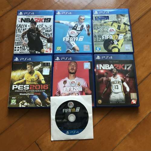 PS4 500GB 連手掣加 七隻 遊戲碟