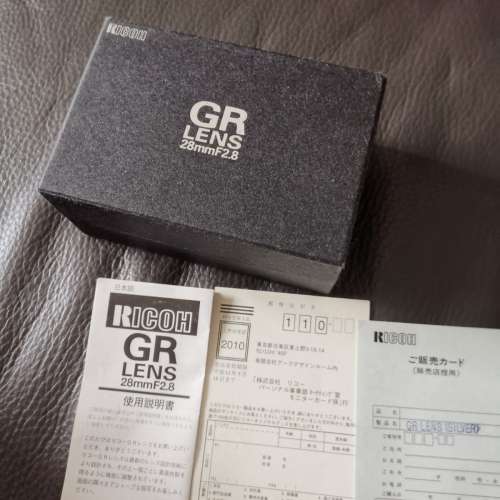 限量生產2000支Collectible Item :  Rare Ricoh GR Lens 28mm F2.8 L39 LTM for Leica