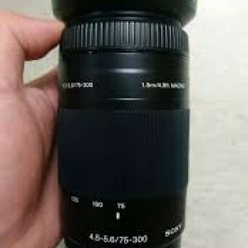 sony 75-300mm F4.5-5.6 SAL a mount  95%新,差不多全新,鏡片好清